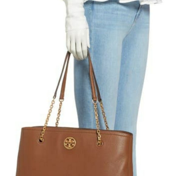 TORY BURCH Carson Leather Tote - Picture 5 of 14